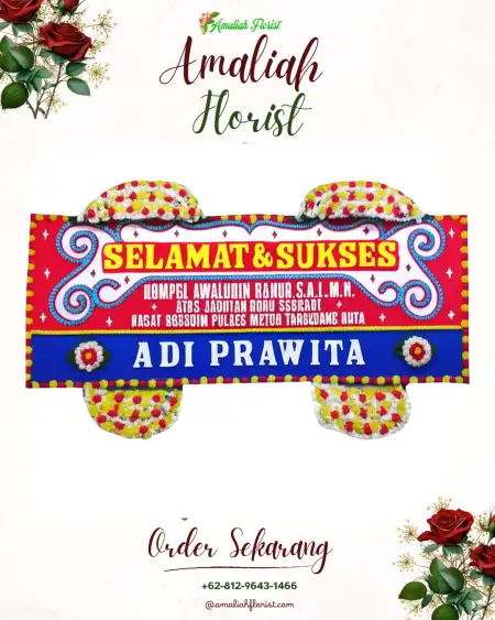 Papan Bunga Ucapan Selamat Padawaras